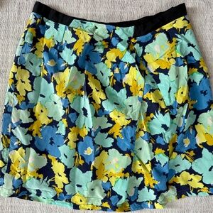 J Crew Floral Mini Skirt - Size 0